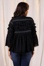 Load image into Gallery viewer, Black Boho Shrug