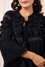 Load image into Gallery viewer, Black Boho Shrug