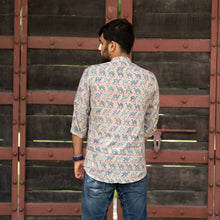 Load image into Gallery viewer, Gadh Print Pink Camel Shirt - Bootaa By Textorium