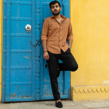 Load image into Gallery viewer, Vertical Leaf Printed Shirt - Bootaa By Textorium