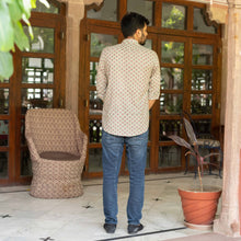 Load image into Gallery viewer, Handblock Printed Pink Bootaa Shirt - Bootaa By Textorium