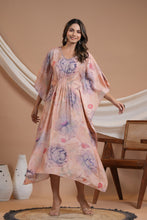 Load image into Gallery viewer, Dusty Pink Floral Kaftan
