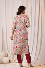 Load image into Gallery viewer, Multicolor Floral Kurta Set With Detailing
