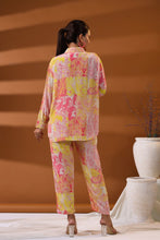 Load image into Gallery viewer, Pink Yellow Co-Ord Set
